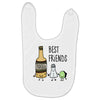 tequila   best friends Baby Bibs