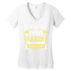Nobody Is Perfect But If You Are A Grandma You Are Pretty Damn Close Women's V-Neck T-Shirt