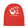 the cat in the box Baby Beanies