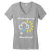 scottish weather Women's V-Neck T-Shirt