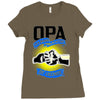opa der mann der mythos die legende 1 Ladies Fitted T-Shirt