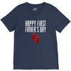 happy first fathers day V-Neck Tee