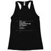 damn scientists Racerback Tank