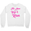 this mom hugs kiss es Crewneck Sweatshirt