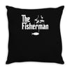the fisherman Throw Pillow