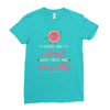 feed me a donut Ladies Fitted T-Shirt