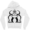big tough gorilla musculine Zipper Hoodie