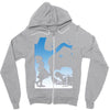 alice&rsquo;s adventures in wonderland Zipper Hoodie