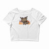 meowy krampus Crop Top