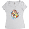 shining splash koi Women's Triblend Scoop T-shirt