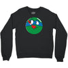 who watches the pizza Crewneck Sweatshirt