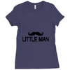 big man little man Ladies Fitted T-Shirt