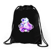 Shining Beautiful Unicorn Drawstring Bags