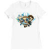 power knights Ladies Fitted T-Shirt