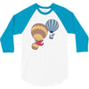 hot bear balloon 3/4 Sleeve Shirt
