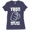 you have just lost the game  funny computer internet humour Ladies Fitted T-Shirt