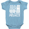 real men use 3 pedals Baby Onesie