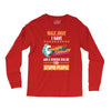 walk away i have anger issues and a serious dislike for stupid people Long Sleeve Shirts