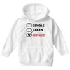 too busy playing fortnite (black) Youth Hoodie