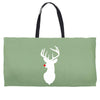 deer skull christmas Weekender Totes