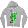 zombie metal Zipper Hoodie