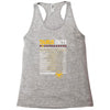 Taurus Facts Servings Per Container Racerback Tank