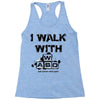 i walk with wasd Racerback Tank
