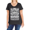 our camping rules Ladies Curvy T-Shirt