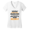 I Never Dreamed I'd Grow Up To Be A Super Cool Grandfather Of Freaking Women's V-Neck T-Shirt