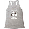 professional cage fighter Racerback Tank
