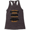 Super Cool Grandpa Of A Freaking Awesome Granddaughter Racerback Tank