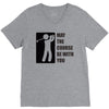 may the course be with you V-Neck Tee