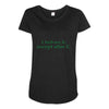 i before e Maternity Scoop Neck T-shirt