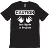 caution! jazz handsfunny jazz dance comic boogie camp trumpet T-Shirt
