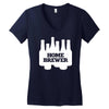beer making Women's V-Neck T-Shirt