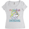 unicorns are born in december cute unicorn Women's Triblend Scoop T-shirt