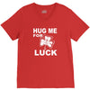 hug me for luck V-Neck Tee