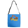 dig deep gold rush Adjustable Strap Totes