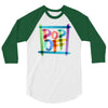 pop off brush 3/4 Sleeve Shirt