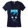 blur milk coffee and tv rock music band Women's V-Neck T-Shirt