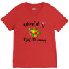 world's best mommy with flowers V-Neck Tee