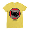 hand shake Ladies Fitted T-Shirt