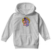 loup de cartoon Youth Hoodie