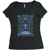 ugly sheikah sweater Women's Triblend Scoop T-shirt
