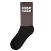 sunday funday party funny tee Socks