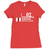 case ih farm center line Ladies Fitted T-Shirt