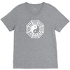 i ching ying and yang V-Neck Tee