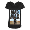 funny  mad max and dog, ideal gift or birthday present Maternity Scoop Neck T-shirt