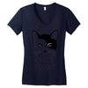 CHECK MEOWT Women's V-Neck T-Shirt