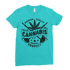 cannabis medical only Ladies Fitted T-Shirt